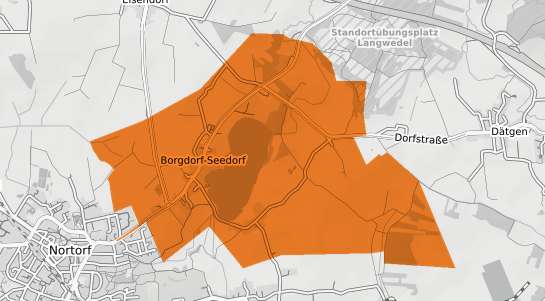 Mietspiegelkarte Borgdorf Seedorf
